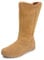 VITAFORM Lammfell Boots Damen – Gefütterte Stiefel für Damen – Rutschhemmend, Leicht und besonders Warm beige/taupe 40