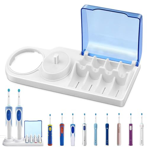 Electric Toothbrush Holder Stand with Stand Slot & Head Holder for Oral B D Series