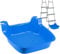 Pool Foot Bath,Anti-Slip Textured Above Ground Pool Foot Soak Tray for Above Ground Swimming Pools or Spas Wash Feet Sand Dirt Before Entering, Foot Bath for Pool Ladder,Installed on Pool Ladder