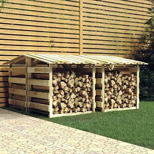 Mengtu 4 pergole con tetto, in legno di pino impregnato