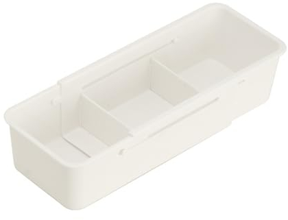 MULAIDI Teleskop-Aufbewahrungsbox mit verstellbaren Fächern, Küche, Bürobedarf für Gabel, Löffel, Kleinteile, Trennwand, Sammlung, Utensilien-Organizer