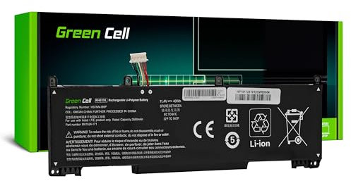 Green Cell HSTNN-IB9P HSTNN-IB9Q HSTNN-OB1T M01524-171 M01524-1D1 M01524-AC1 M01524-AC2 M02027-005 M75022-2C1 RH03XL TPN-DBB 0B Batterie pour HP Ordinateur Portable (3550 mAh 11,4 V, Noir)