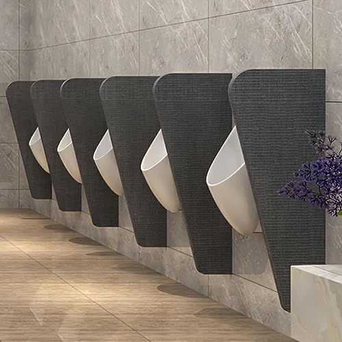PRMTYUP Urinal-Trennwand, Toilettentrennwand, Urinal-Trennwand FüR WäNde, Wasserdichter Urinal-Sichtschutz FüR Toiletten, FüR Schulen/Einkaufszentren/öFfentliche Orte,1pc