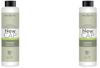 ERBA VITA Newcap Shampoo Lavaggi Frequenti shampoo formulato per detergere il cuoio capelluto, senza impoverire le fibre capillari - 250 ml (Confezione da 2)