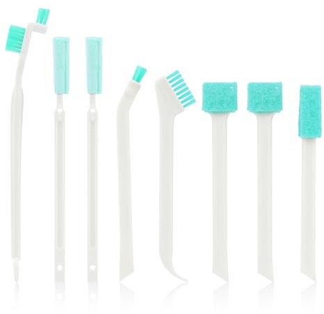 8pcs Humidifier Cleaning Tools Kit, Crevice Cleaning Brushes Tool Set Ice Maker Tiny Mini Gap Cleaning Brush Detail Tiny Scrub Cleaner Brush Small Cleaning Brushes for Tight Spaces Supplies