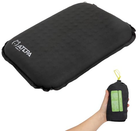 ATEPA Sitzkissen Outdoor Camping Aufblasbar Sitzkissen Ultraleicht Selbstaufblasende Sitzkissen Wasserdicht Sitzunterlage Outdoor Kajak Sitzkissen für Camping, Tragbares Sitzkissen,Fischerboot