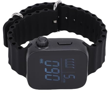 Alomejor Adjustable Vibrating Metronome Wrist Bpm Wearable Electronic Sports Mode for Beginners