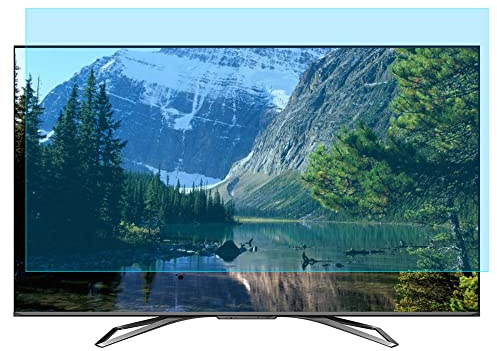Dyqyym Anti Blue Light for 32-75 Inch Monitor, Frosted Anti-Glare/Anti-UV Film Relieve Eye Strain and Sleep Better, Easy Install/Matte / 43in 942/529mm (Matte 75in 1645/931mm)