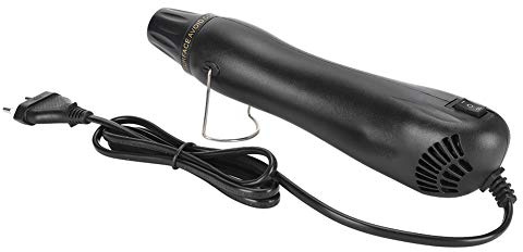 Sonew Heiß für -Malerei, Bastelprägung und Wärmeschrumpfung – EU-Stecker, Dual-Temperatur 240 ℃ – 260 ℃ und 130 ℃ – 160 ℃ (BLACK)