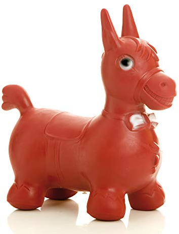 TOGU 400002 Bonito Hüpftier, rot, ca. 60cm