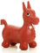 TOGU 400002 Bonito Hüpftier, rot, ca. 60cm