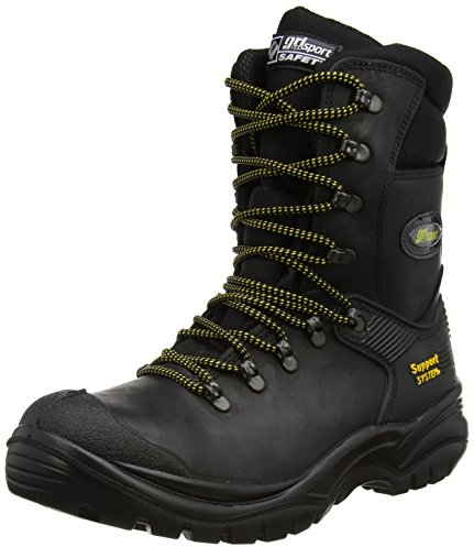 Grisport Men's AMG004BK45 Combat S3 Safety Boots, Black, 11 UK