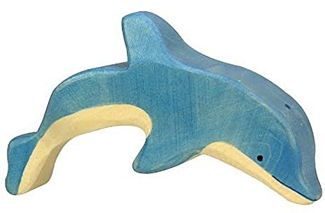 Holztiger Delfin, springend, 80198