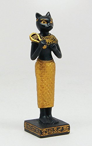 3.25 Inch Bastet Egyptian Mythological Guardian Statue Figurine by PTC