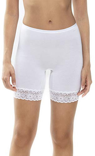 Mey Basics Lights Damen Long Pants 88210- Gr. 40, Weiß