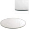 Decor Essentials - Plato espejo para centro de mesas de bodas, diseño redondo/cuadrado de 20 cm, 25 cm, 30 cm o 50 cm, vidrio, Plateado, 40 cm ROUND
