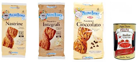 Italian Gourmet Testpaket Nastrine tortine dolci Vollkorn Schoko 3 x 240g