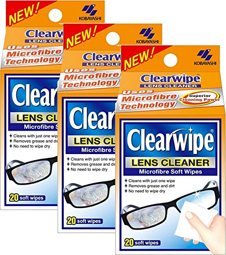 Clearwipe lens cleaner X 3