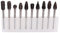 Fresa Al Carburo Di Tungsteno,Set 10 Frese Rotative In Carburo Di Tungsteno Solido Lime Frese Diamantate Set Sostituzione Per Trapano Utensile