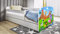 Bjird Kinderbett Jugendbett 70x140 80x160 80x180 Weiß mit Rausfallschutz Schublade und Lattenrost Kinderbetten für Mädchen und Junge - Safari 140 cm