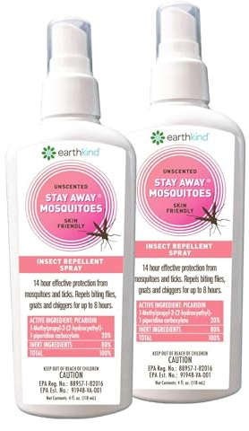 EarthKind Stay Away Mosquitoes Insect Repellent, 4 oz, 2-Pack