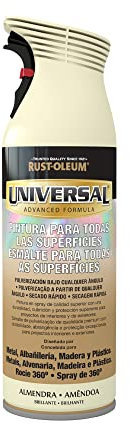 Rust-Oleum Universal pintura multisuperficie en spray Brillante Almendra 400 ml