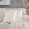 Kissenbezug 45x45 cm Kissenbezüge Weiß Samt Kissenhülle Zierkissenbezug Dekokissen für Sofa Schlafzimmer Wohnzimmer 2er Set