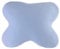 Edda Lux Bezug passend für ACAMAR Kissen, 55 x 47 cm, und für LUXAMEL Schlafkissen 56 x 48 cm, Softer Jersey Kissenbezug für Schmetterlingskissen, aus 100% Baumwolle, in Hellblau