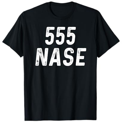 555 Nase I Spruch Spooner Geschenk Handy T-Shirt