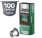 Bialetti Capsules compatibles Bialetti Nespresso, goût décaféiné (intensité 6), 100 capsules en aluminium (10 paquets de 10 capsules) 0.90 kg 1.00 ml