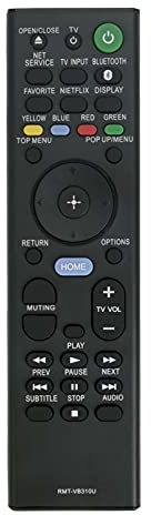 ALLIMITY RMT-VB310U Fernbedienung Ersetzen für Sony Smart Blu-ray Player UBP-X800M2 UBP-X800 UBP-X1000ES UBP-X1100ES UBPX800M2 UBPX800 UBPX1000ES UBPX1100ES RMTVB310U