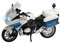 Toi-Toys 29654B Polizeimotorrad 1:20 mit Licht und Sound, Polizeispielzeugmotorrad Modell-Motorrad Polizei, Weiß