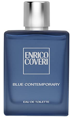 Enrico Coveri - Blue Contemporary 100ml | Eau De Toilette Pour Homme Vaporisateur | Natural Spray | Profumo Uomo Elegante E Deciso | Profumo Per Un Uomo Dinamico E Sicuro Di Sé