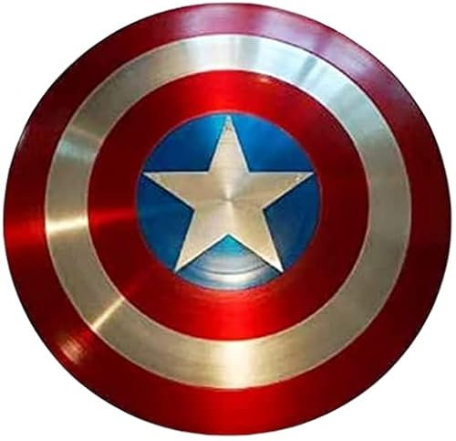 ENCORE HOME DECOR Captain America Shield 24 Zoll Baustahl Captain America Rundschild