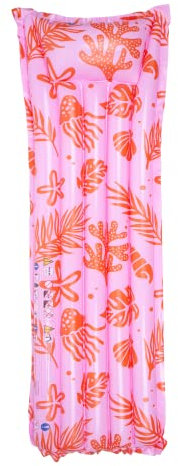 Swim Essentials Luftmatratze Schwimmbad - Luftmatratze Schwimmbad - 177 x 67 cm (Rot/Rosa Ozean)