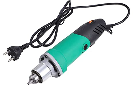 Mini Utensile Rotativo Elettrico 500w 220v Mandrino 6.5mm | 35000rpm, Velocità Regolabile a 6 Livelli, Corpo in Plastica e Metallo, Compatibile Testa a Spazzola