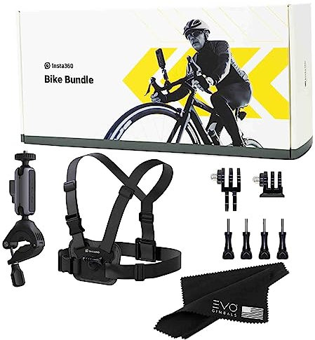 Insta360 Bike Bundle - Handlebar Mount and Chest Strap for 360 Cameras