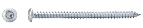Fensterrahmenschrauben Fensterschrauben Rahmenschrauben Flachkopf für Türe und Fenster (Flachkopf, L=252mm, 10St.)