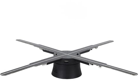 Proiettore Olografico 3D, Ventola Ologramma 3D, Macchina per Display Pubblicitario con 510 Perline LED e 4 Lame, Display Stereo 510 X 1400P per Windows per Android per IOS (Spina