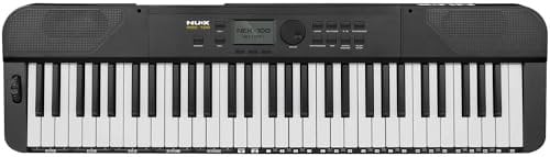 NU-X | NEK-100 61-Key Portable Keyboard | Comprehensive and Convenient Keyboard for Stage Home and Studio