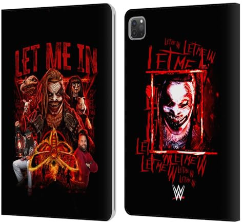 Head Case Designs Offizielle WWE Let Me In Bray Wyatt Leder Brieftaschen Handyhülle Hülle Huelle kompatibel mit Apple iPad Pro 11 2020/2021 / 2022