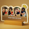 Rainsar Personalisierte Vatergeschenke mit Foto und Namen Personalisiertes Acryl-Foto-Tafel für Papa Geschenkidee, Akzentuieren Sie Ihre Liebe mit Fotoalbum aus Glas, Ideal für Geburtstag, Vatertag