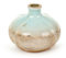 NUVOLE DI STOFFA Portafiori Vaso anfora da Interno in Ceramica Celeste Effetto Anticato, Country, Shabby Chic D12,5xH10 cm