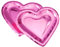 FSSTUD 24 piatti di carta per San Valentino, a forma di cuore, piatti da dessert, anniversari, matrimoni, compleanni, a forma di amore, piatti spessi e romantici, rosa