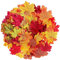 Autumn Leaves,300 Pcs Artificial Autumn Maple Leaves - Mixed 6 Fall Colored Leaf Autumn Table Scatters for Weddings, Autumn Parties,Autumn Decorations,Art Scrapbooking,Thanksgiving Day Halloween