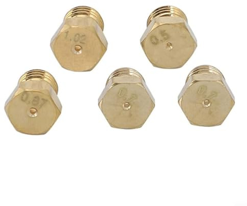 CNANRNANC 5 stücke Brenner Gas Herd Gas Jet Set Brenner Gas Kochfeld Conversion Kit Düsen Propan Injektor