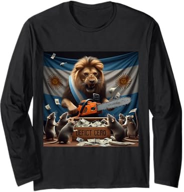 Defizit Null - Viva la Libertad Carajo - Javier Milei Langarmshirt