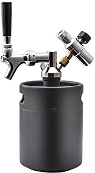 VNSMM Heimbrau-Sets Heimbrausystem 2l Bierfass Mini Fasszapfspender, kohlensäurehaltiges Co2-Ladegerät für Bierbrauen(2L)