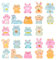 Foppla Lot de 24 mini animaux en résine étanches phosphorescents - Petits animaux décoratifs en résine - Pour bricolage de jardin miniature (mixte)