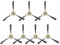 (7 Pezzi) Spazzole Laterali M210 per Lefant M210B, M213S, M210S, M213, M210 Pro, M210P, Okp Life K2, K3, K3A, K4, K5, Robot Aspirapolvere, Kit Di Accessori, Kit Di Spazzole Laterali Di Ricambio